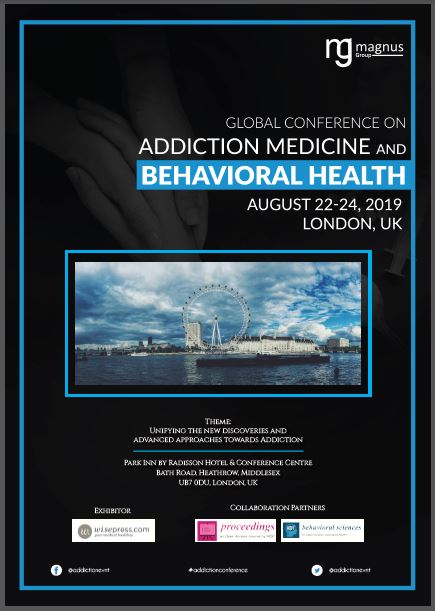 Global Conference on Addiction Medicine and Behavioral Health | London, UK Book